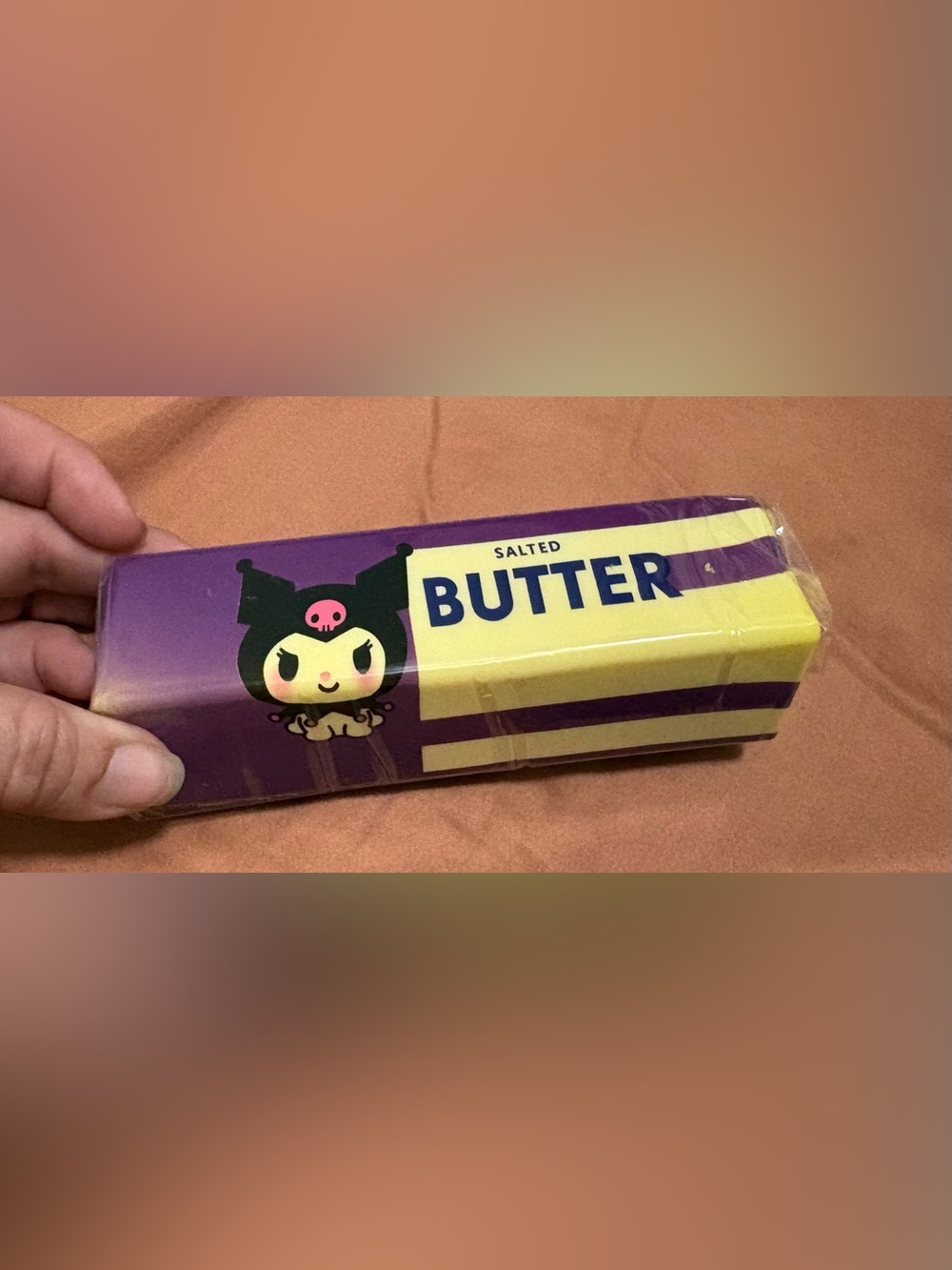 Salted Butter Squishy Slow Rising Soft Sensory Toy With Kuromi character